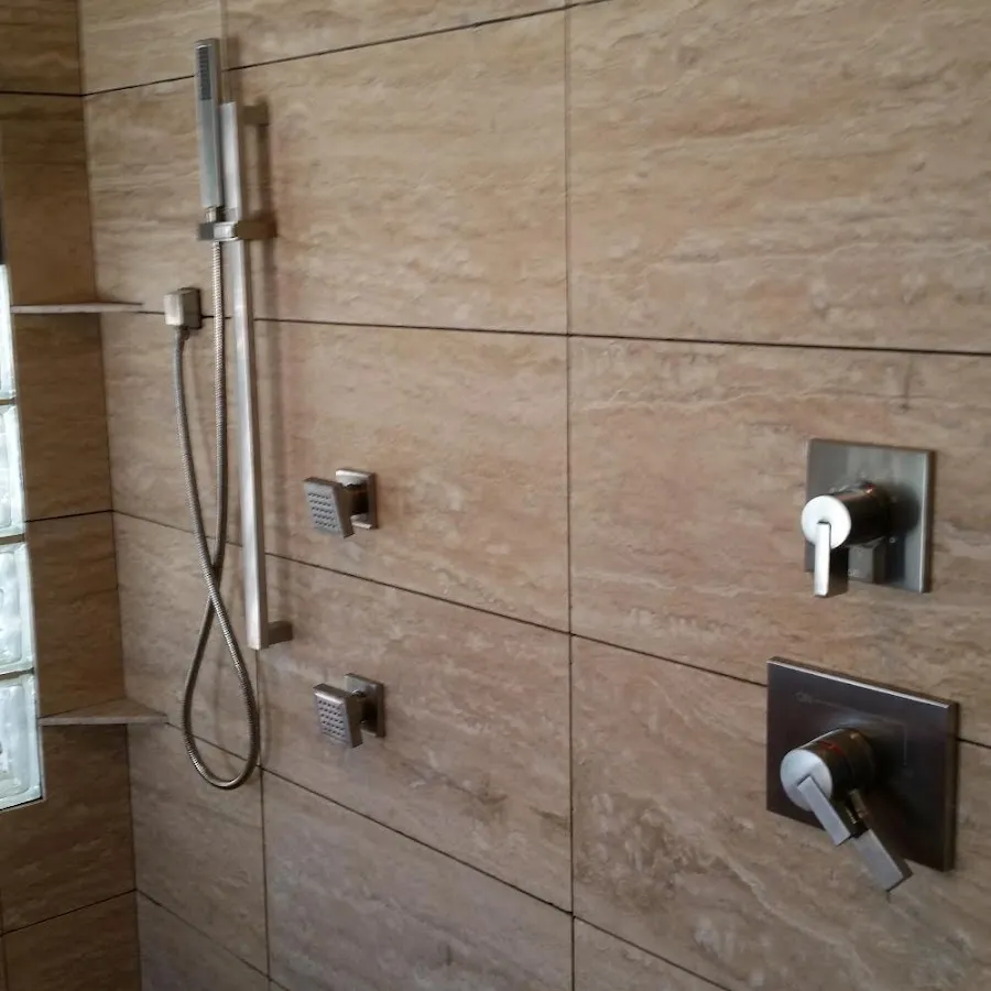 Shower fixture installation for Water Heater Replacement in Peachtree City
